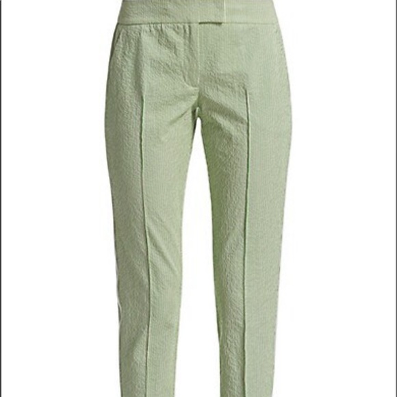 Akris Punto Green Cropped Pants Size 2 - Picture 9 of 12